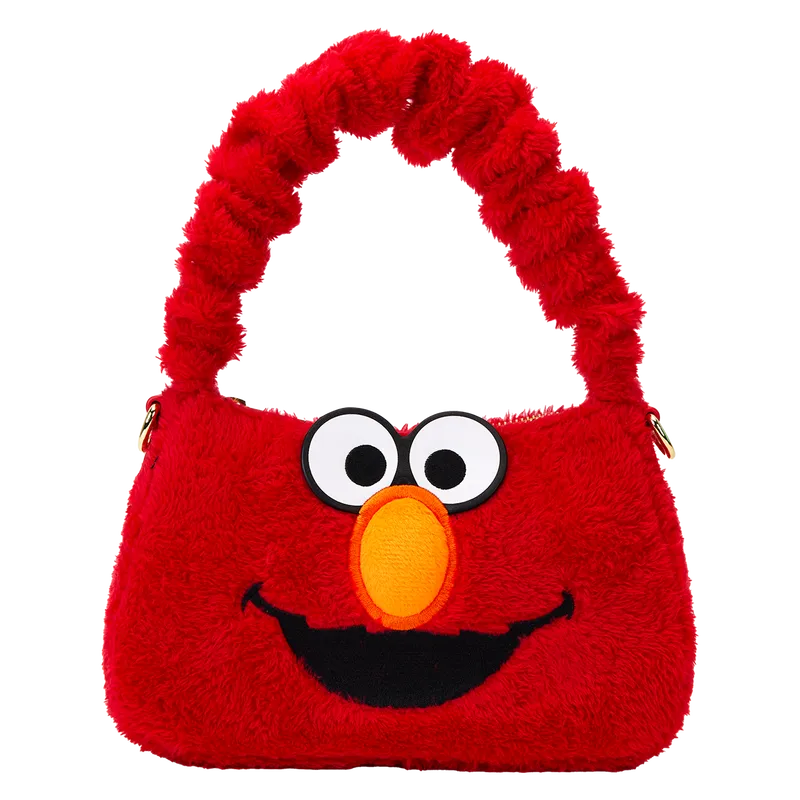 LOUSESTB0004 Sesame Street - Elmo Plush Crossbody - Loungefly - Titan Pop Culture