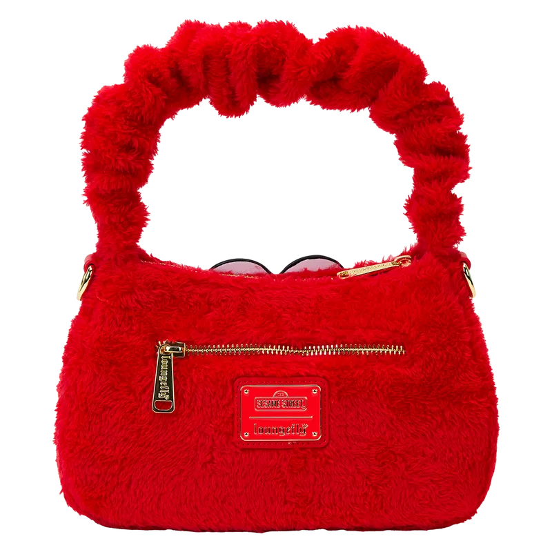 LOUSESTB0004 Sesame Street - Elmo Plush Crossbody - Loungefly - Titan Pop Culture