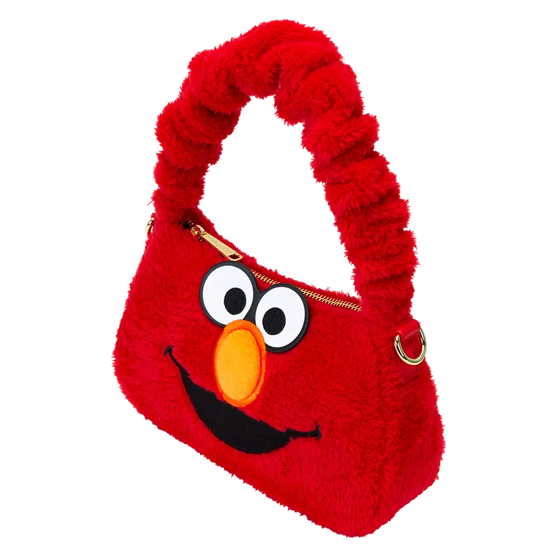 LOUSESTB0004 Sesame Street - Elmo Plush Crossbody - Loungefly - Titan Pop Culture