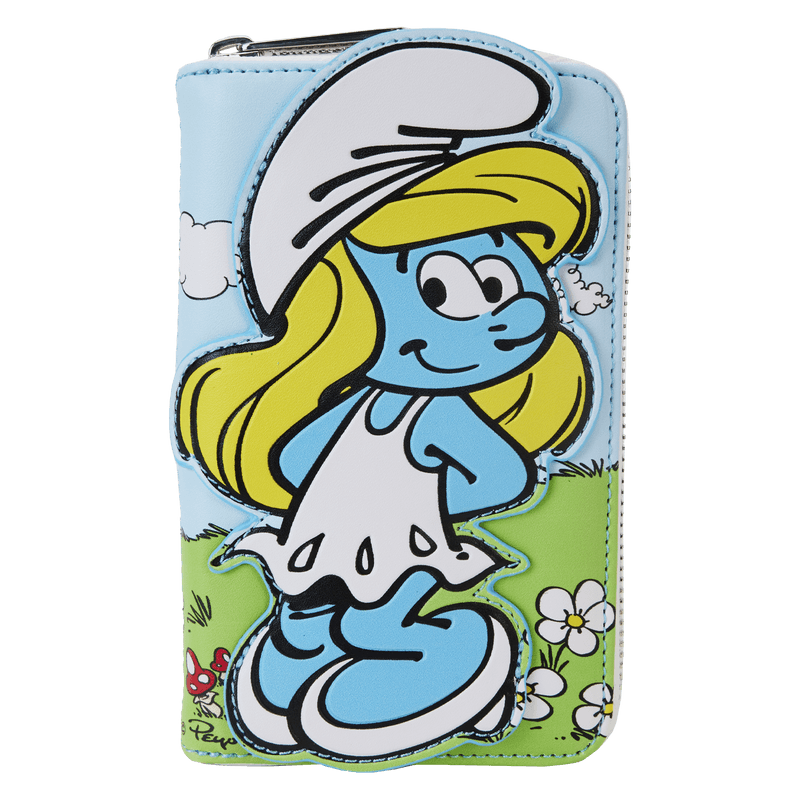 LOUSFWA0002 Smurfs - Smurfette Cosplay Zip Around Wallet - Loungefly - Titan Pop Culture