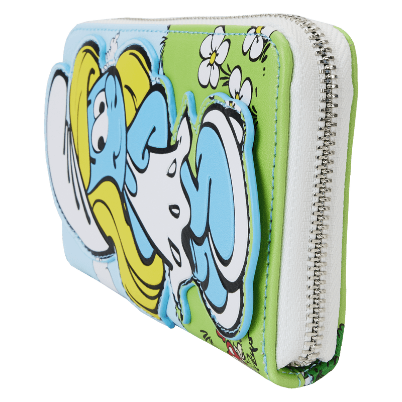 LOUSFWA0002 Smurfs - Smurfette Cosplay Zip Around Wallet - Loungefly - Titan Pop Culture