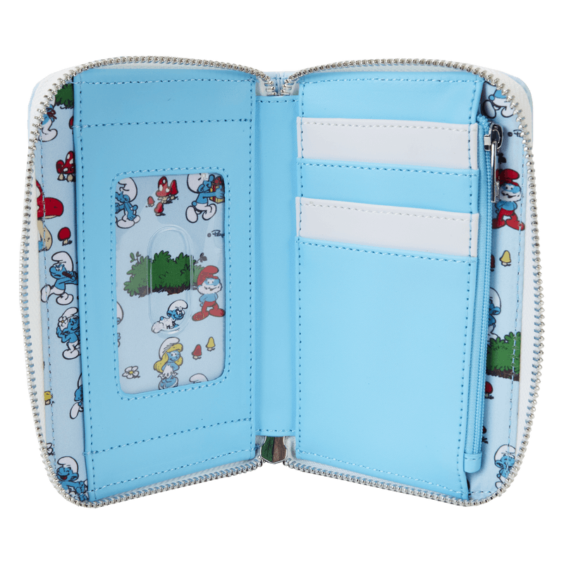 LOUSFWA0002 Smurfs - Smurfette Cosplay Zip Around Wallet - Loungefly - Titan Pop Culture