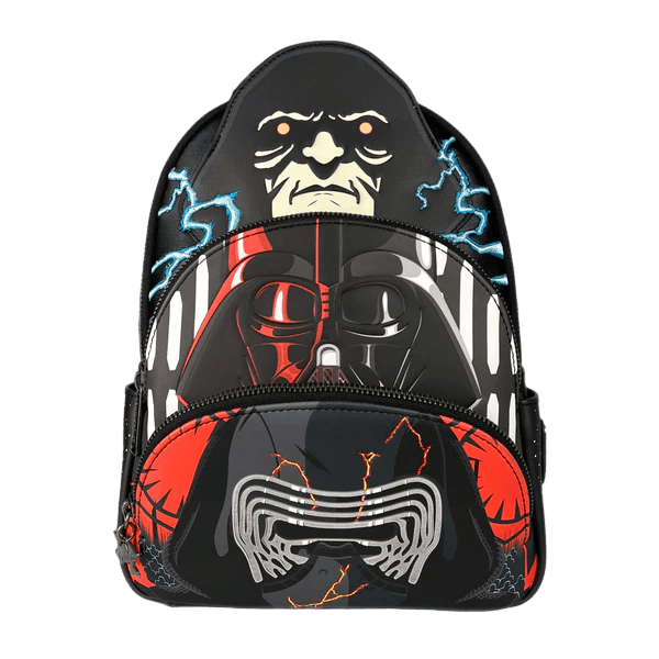 LOUSTBK0330 Star Wars - Dark Side Sith US Exclusive Mini Backpack [RS] - Loungefly - Titan Pop Culture