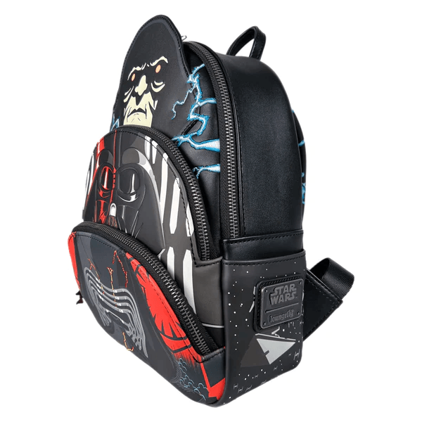 LOUSTBK0330 Star Wars - Dark Side Sith US Exclusive Mini Backpack [RS] - Loungefly - Titan Pop Culture