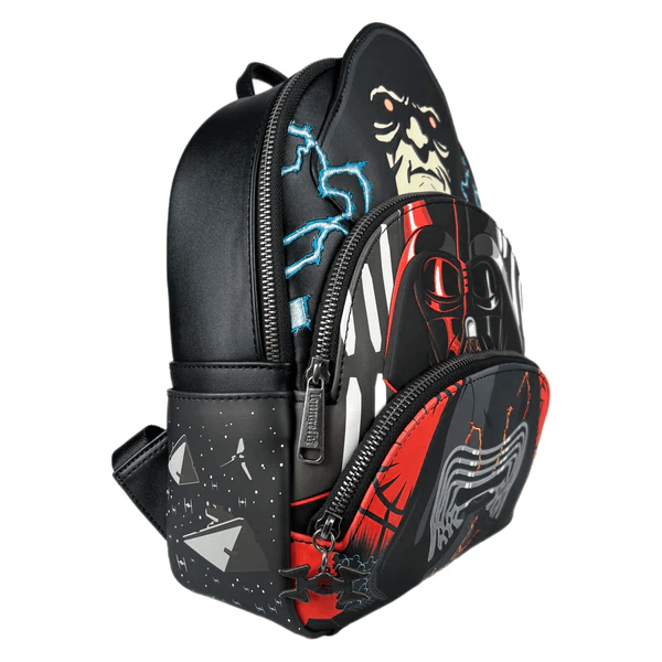 LOUSTBK0330 Star Wars - Dark Side Sith US Exclusive Mini Backpack [RS] - Loungefly - Titan Pop Culture