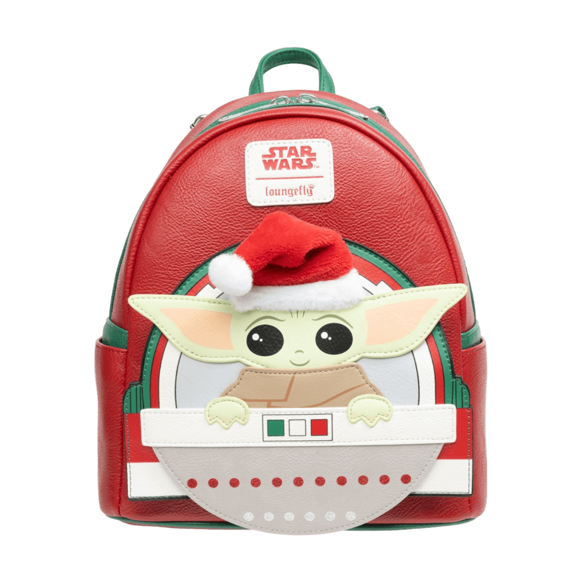 LOUSTBK0372 Star Wars - Santa Grogu US Exclusive Mini Backpack [RS] - Loungefly - Titan Pop Culture