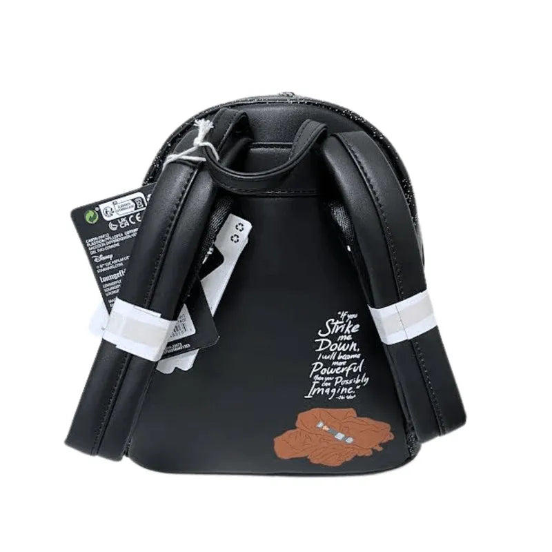 LOUSTBK0383 Star Wars - Darth Vader & Obi-Wan Light-Up US Exclusive Mini Backpack [RS] - Loungefly - Titan Pop Culture