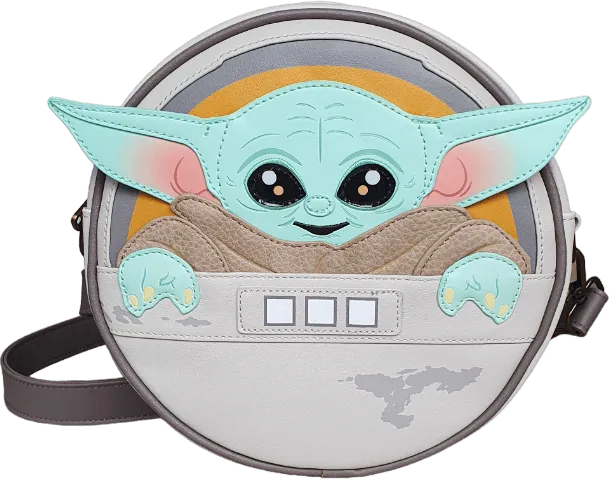 LOUSTTB0231 Star Wars: The Mandalorian - Grogu US Exclusive Crossbody Bag [RS] - Loungefly - Titan Pop Culture