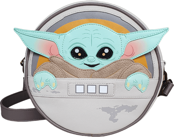 LOUSTTB0231 Star Wars: The Mandalorian - Grogu US Exclusive Crossbody Bag [RS] - Loungefly - Titan Pop Culture