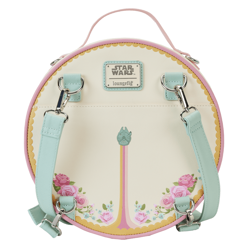 LOUSTTB0254 Star Wars - Rebel Alliance Floral Round Convertible Crossbody - Loungefly - Titan Pop Culture