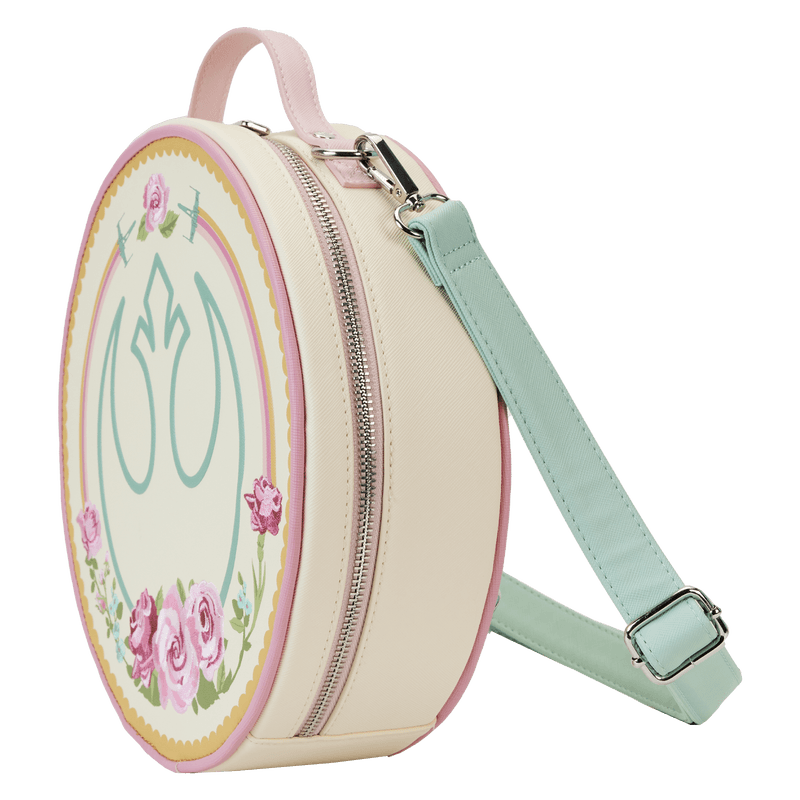 LOUSTTB0254 Star Wars - Rebel Alliance Floral Round Convertible Crossbody - Loungefly - Titan Pop Culture