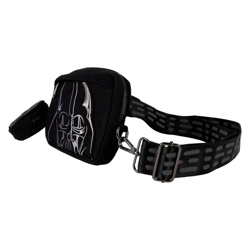 LOUSTTB0261 Star Wars - Darth Vader Canvas Sling Crossbody Bag with Coin Bag - Loungefly - Titan Pop Culture