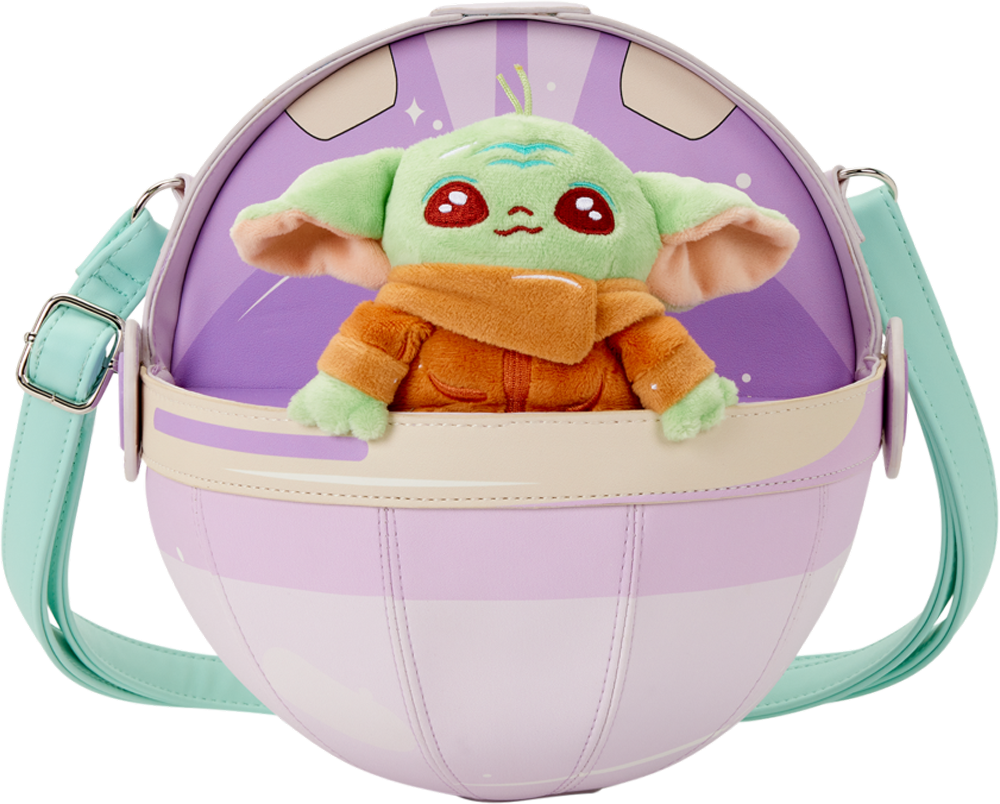 Star Wars: Mandalorian - Grogu Figural Plush Crossbody Bag