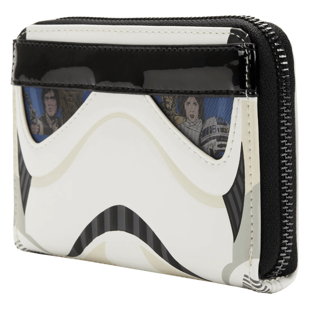 LOUSTWA0183 Star Wars - Stormtrooper Zip Purse - Loungefly - Titan Pop Culture