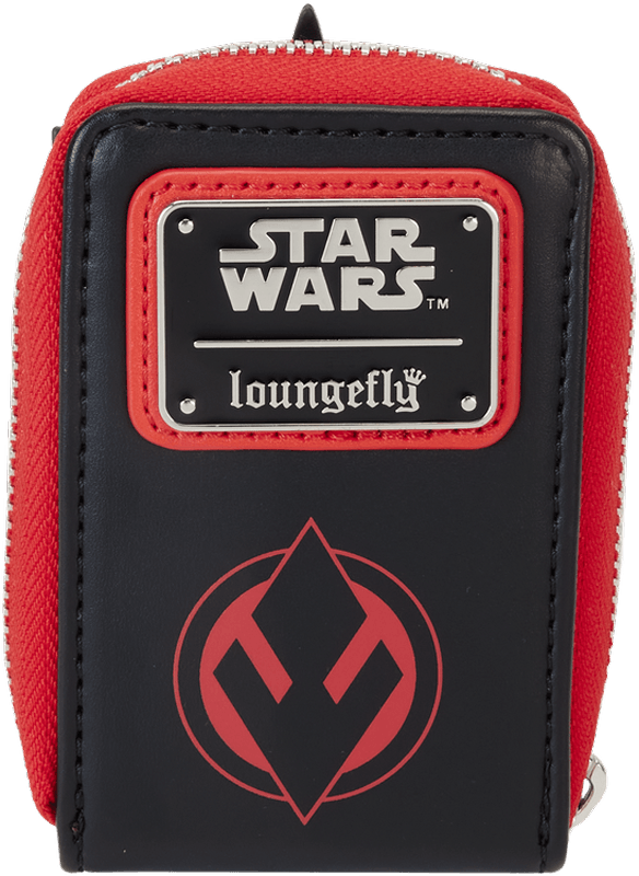 LOUSTWA0270 Star Wars: The Phantom Menace 25th Anniversary - Darth Maul Accordion Wallet - Loungefly - Titan Pop Culture