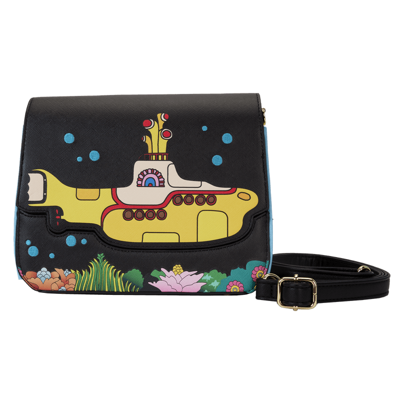 LOUTBLTB0009 The Beatles - Yellow Sub Flap Pocket Crossbody - Loungefly - Titan Pop Culture