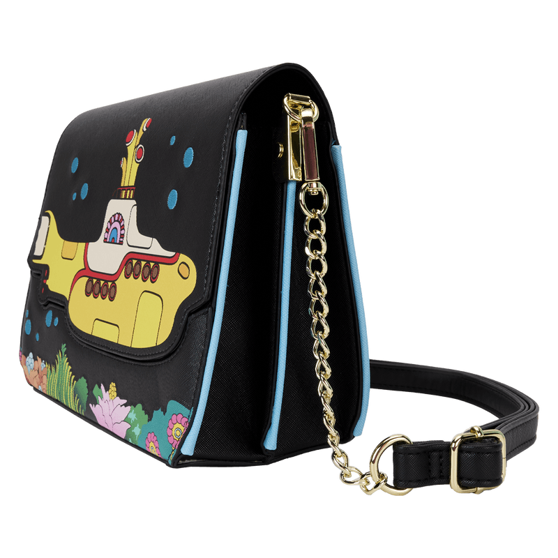 LOUTBLTB0009 The Beatles - Yellow Sub Flap Pocket Crossbody - Loungefly - Titan Pop Culture