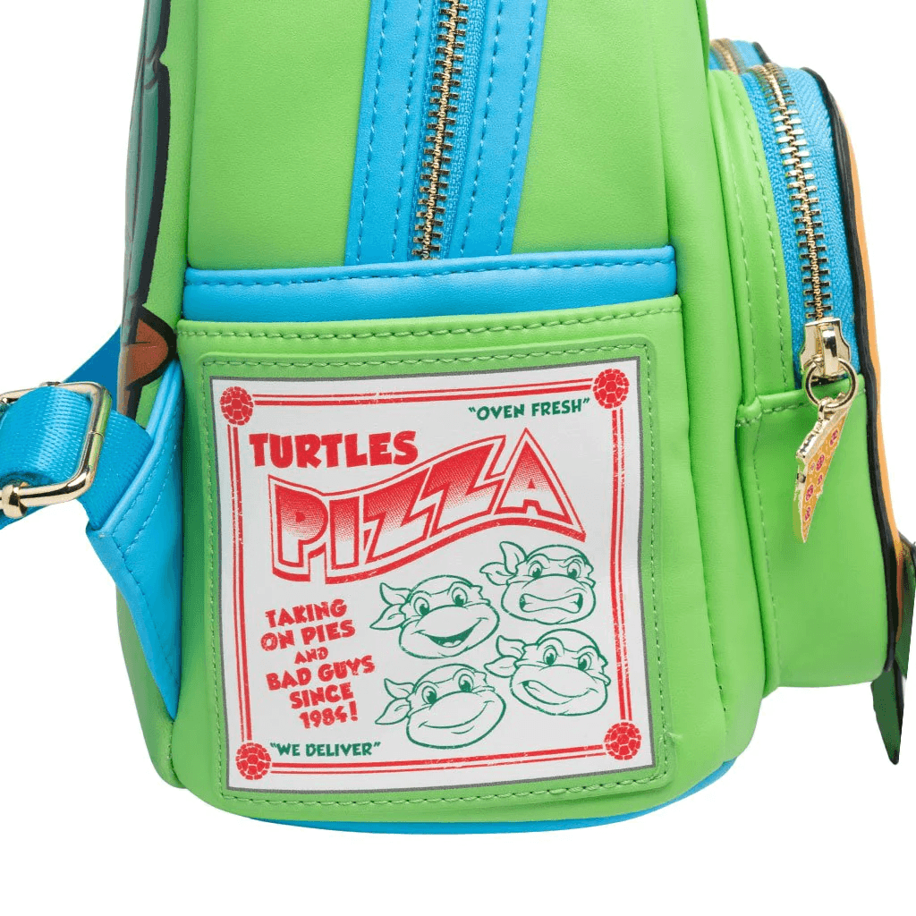 LOUTMNTBK0005 Teenage Mutant Ninja Turtles (TV 1987) - Leonardo US Exclusive Cosplay Mini Backpack [RS] - Loungefly - Titan Pop Culture