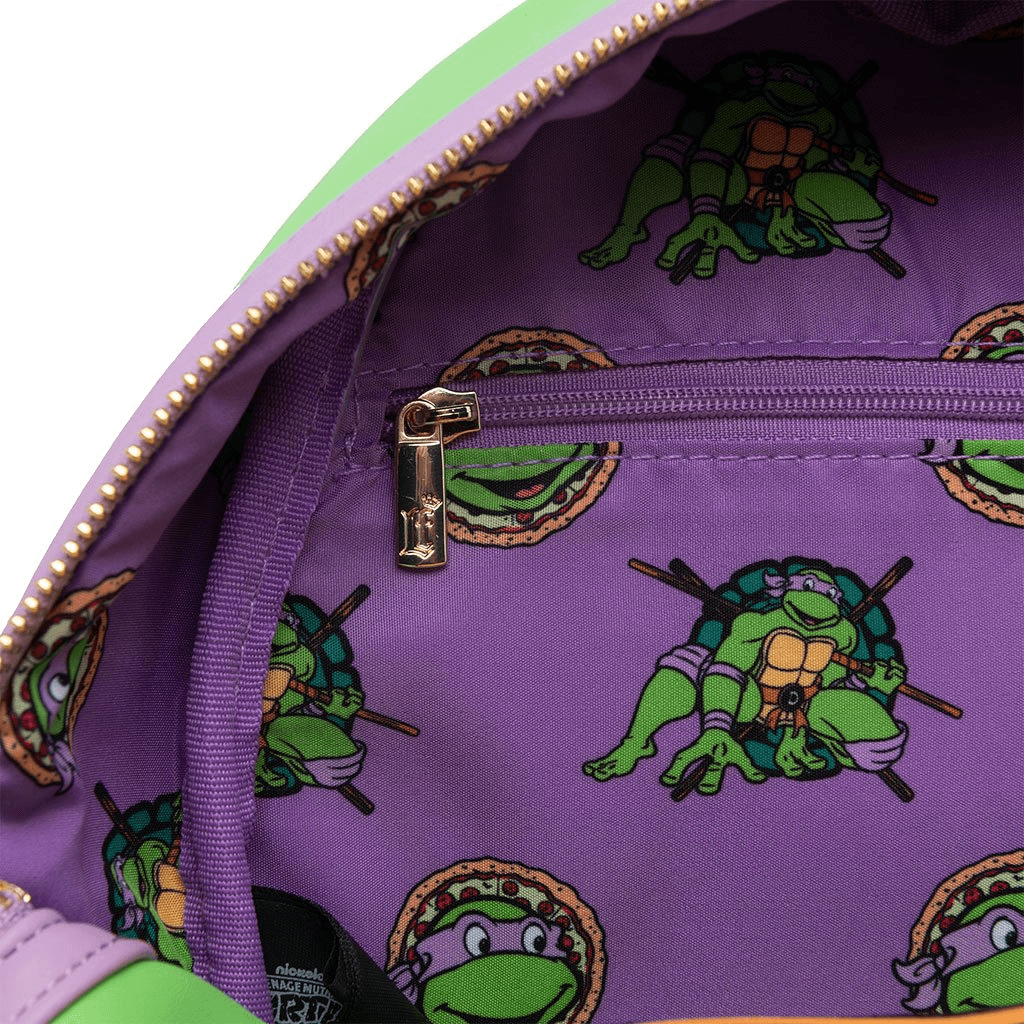 LOUTMNTBK0006 Teenage Mutant Ninja Turtles (TV 1987) - Donatello Cosplay Mini Backpack US Exclusive [RS] - Loungefly - Titan Pop Culture