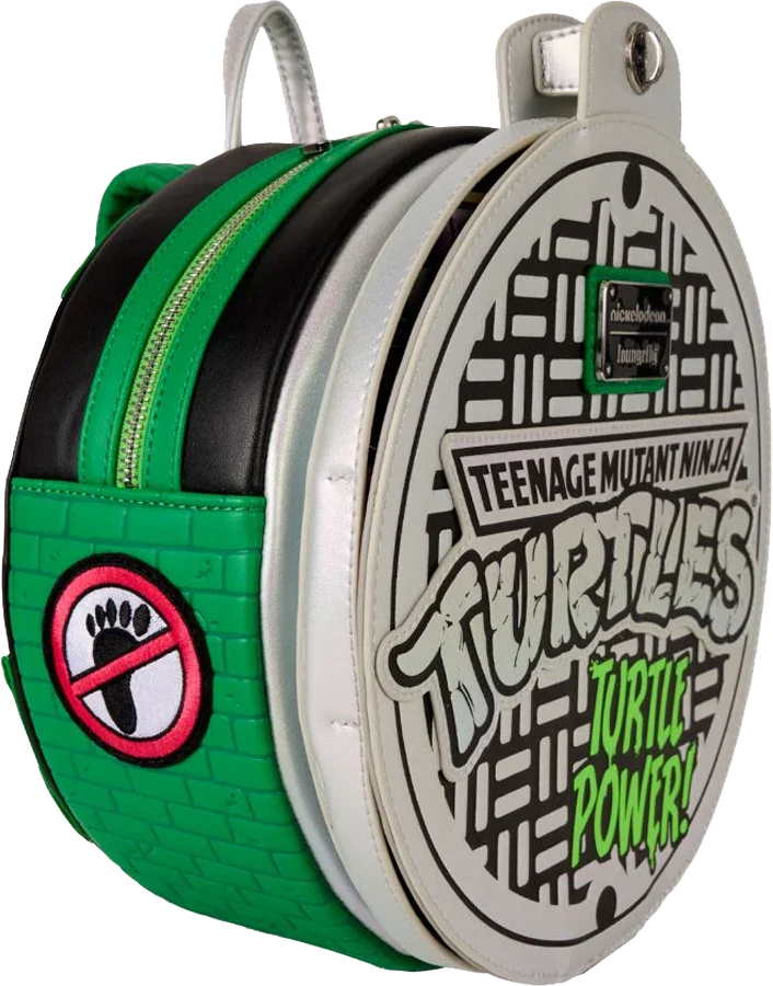 LOUTMNTBK0014 TMNT (TV) - Sewer Cover Mini Backpack - Loungefly - Titan Pop Culture