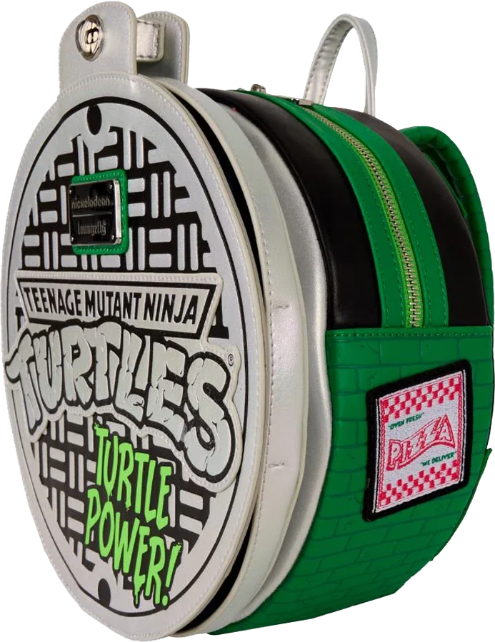 LOUTMNTBK0014 TMNT (TV) - Sewer Cover Mini Backpack - Loungefly - Titan Pop Culture