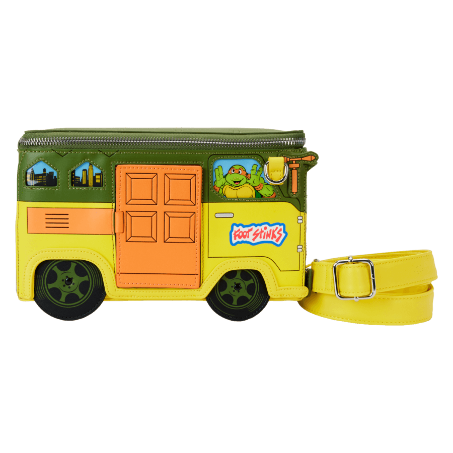 LOUTMNTTB0002 Teenage Mutant Ninja Turtles: 40th Anniversary - Party Wagon Figural Crossbody Bag - Loungefly - Titan Pop Culture