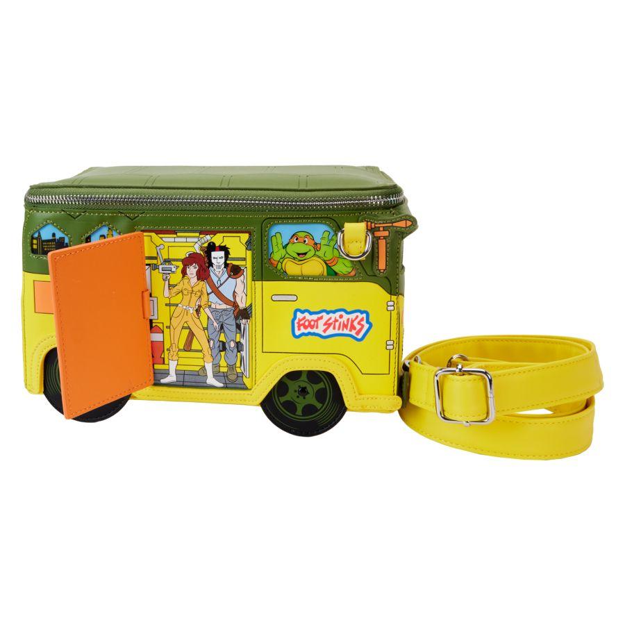 LOUTMNTTB0002 Teenage Mutant Ninja Turtles: 40th Anniversary - Party Wagon Figural Crossbody Bag - Loungefly - Titan Pop Culture