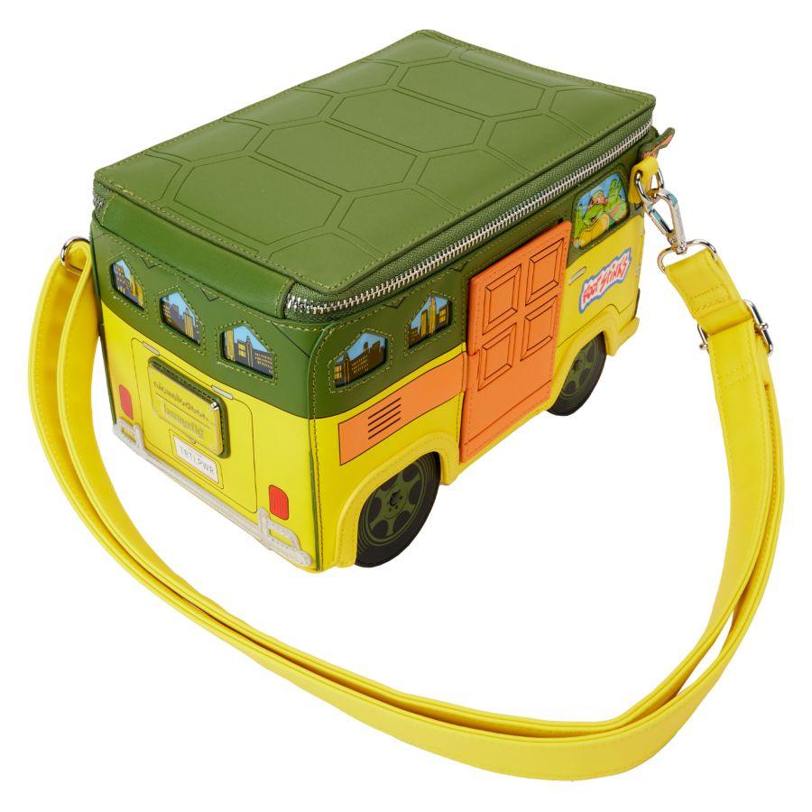 LOUTMNTTB0002 Teenage Mutant Ninja Turtles: 40th Anniversary - Party Wagon Figural Crossbody Bag - Loungefly - Titan Pop Culture