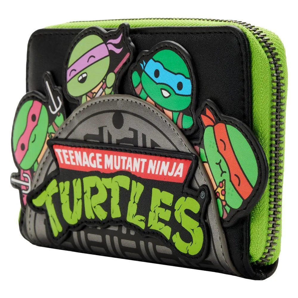 LOUTMNTWA0001 Teenage Mutant Ninja Turtles (TV 1987) - Sewer Cap Zip Purse - Loungefly - Titan Pop Culture