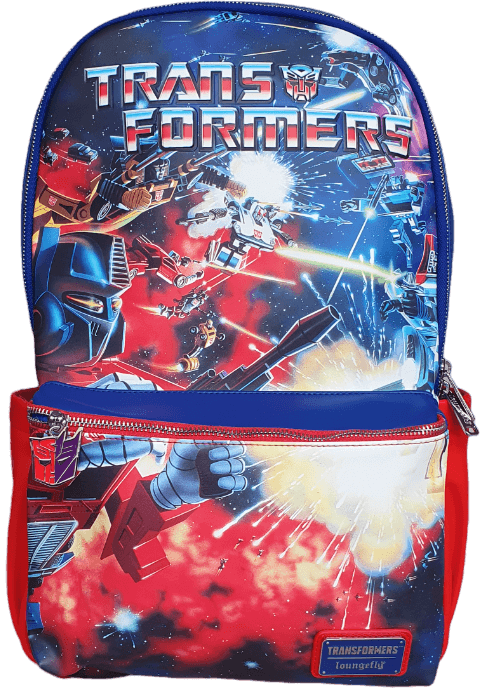 LOUTRNBK0005 Transformers - Retro Art US Exclusive Mini Backpack [RS] - Loungefly - Titan Pop Culture