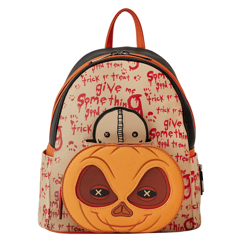 LOUTRTBK0008 Trick 'R Treat - Pumpkin Cosplay Mini Backpack - Loungefly - Titan Pop Culture