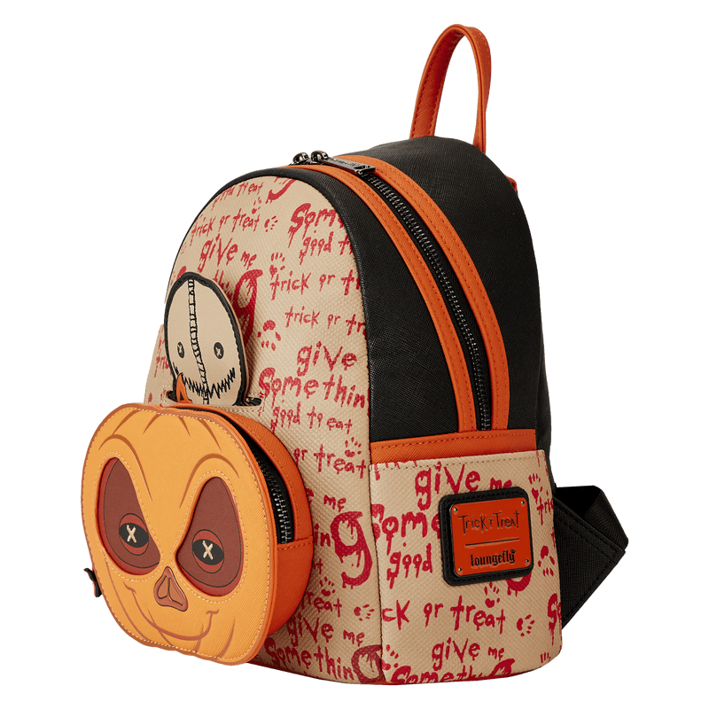 LOUTRTBK0008 Trick 'R Treat - Pumpkin Cosplay Mini Backpack - Loungefly - Titan Pop Culture