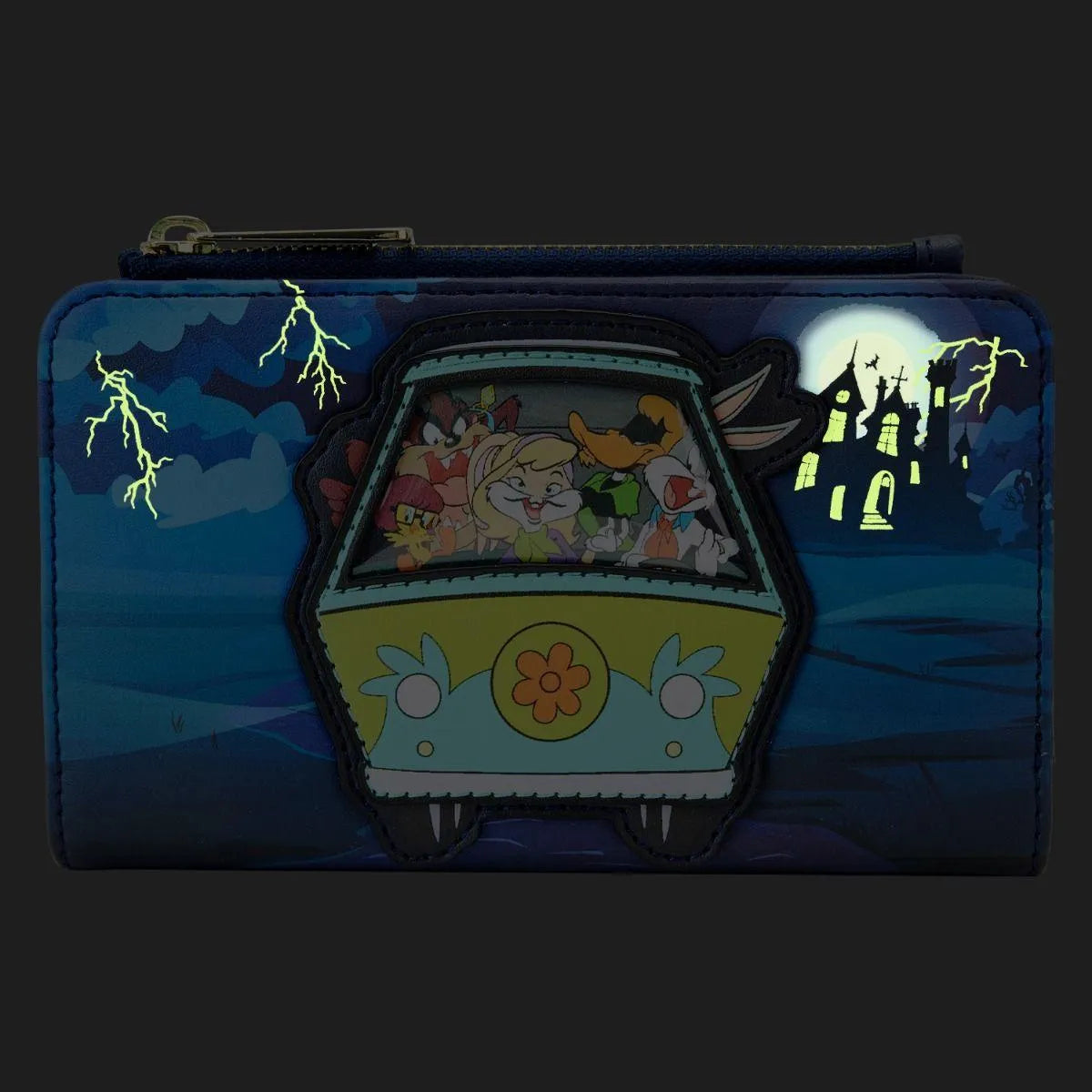 LOUWBWA0008 Looney Tunes - Scooby Mash Up WB100 Flap Wallet - Loungefly - Titan Pop Culture