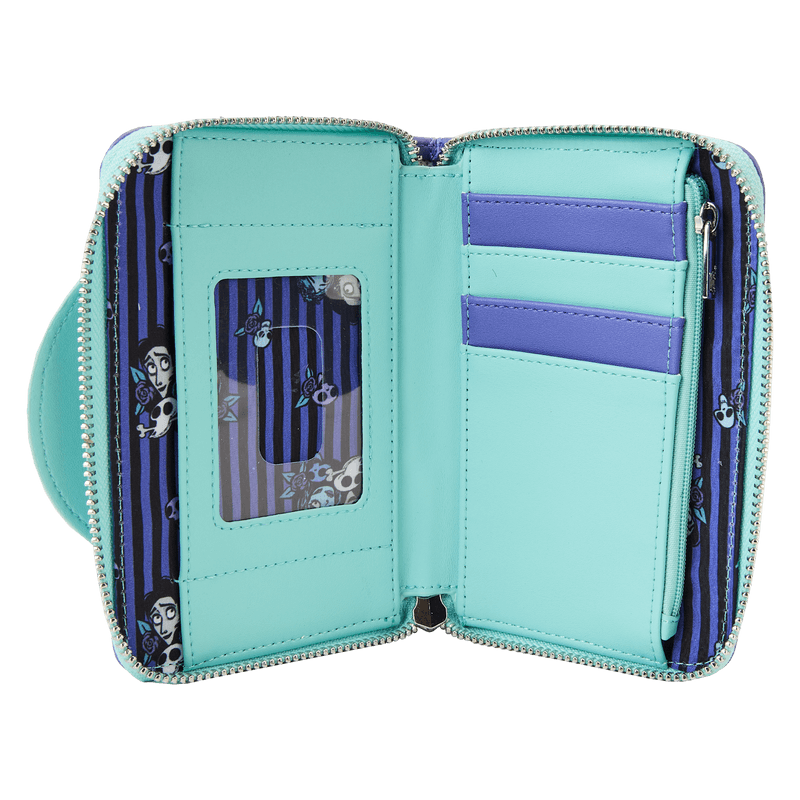 LOUWBWA0009 Corpse Bride - Moon Zip Around Wallet - Loungefly - Titan Pop Culture