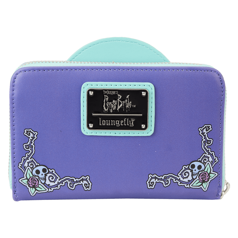 LOUWBWA0009 Corpse Bride - Moon Zip Around Wallet - Loungefly - Titan Pop Culture