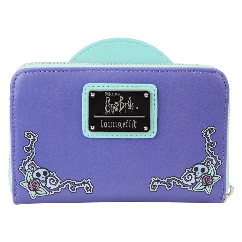 LOUWBWA0009 Corpse Bride - Moon Zip Around Wallet - Loungefly - Titan Pop Culture