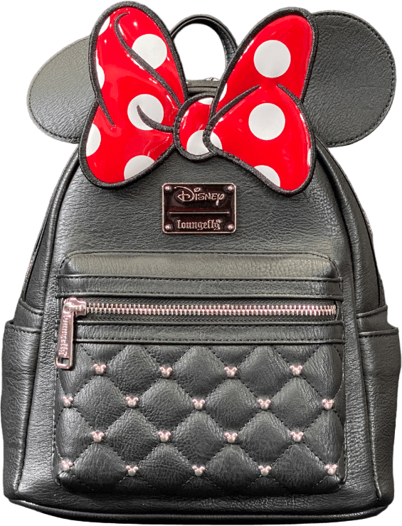 LOUWDBk0208 Disney - Minnie Mouse Bow 10" Mini Backpack [RS] - Loungefly - Titan Pop Culture