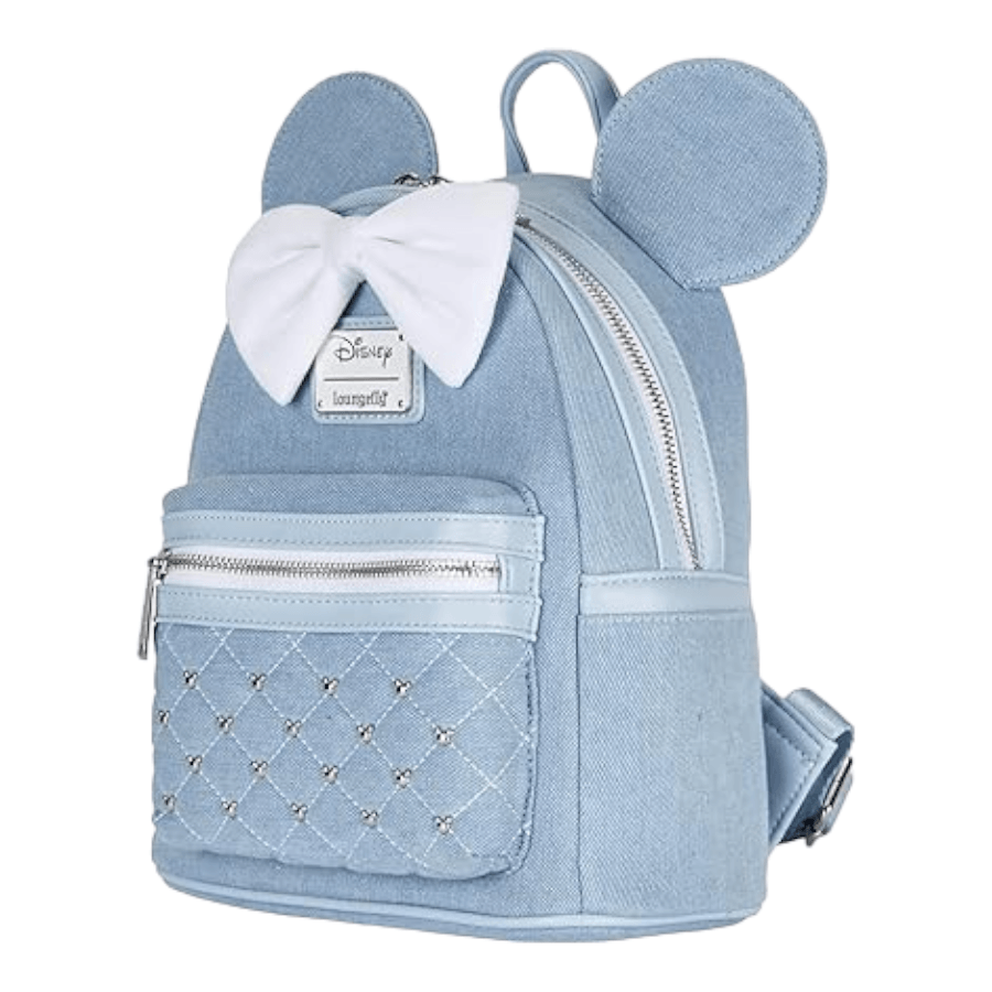LOUWDBK1765 Disney - Minnie Mouse Denim US Exclusive Mini Backpack [RS] - Loungefly - Titan Pop Culture