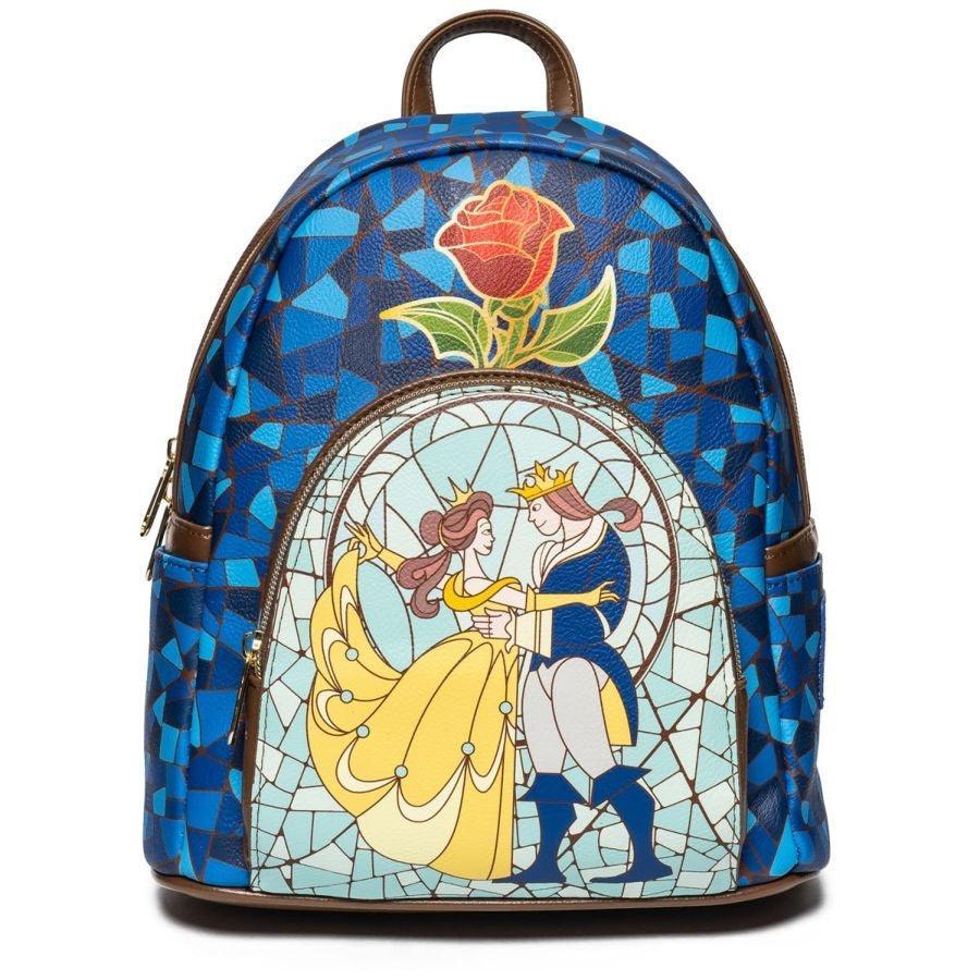 LOUWDBK1867 Beauty and the Beast - Stain Glass US Exclusive Mini Backpack - Loungefly - Titan Pop Culture