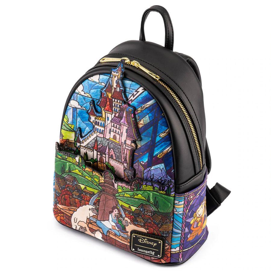 LOUWDBK1962 Beauty and the Beast - Belle Castle Mini Backpack - Loungefly - Titan Pop Culture
