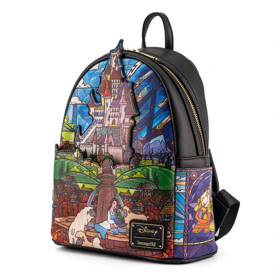 LOUWDBK1962 Beauty and the Beast - Belle Castle Mini Backpack - Loungefly - Titan Pop Culture
