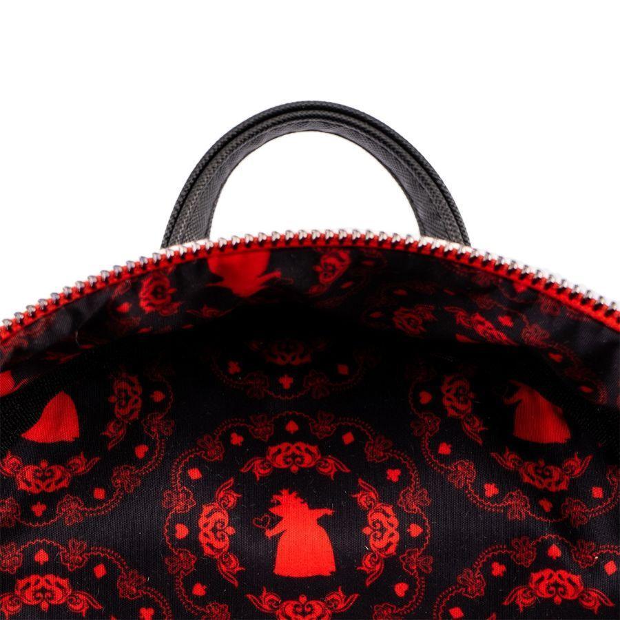 LOUWDBK2068 Alice in Wonderland - Queen of Hearts Mini Backpack - Loungefly - Titan Pop Culture