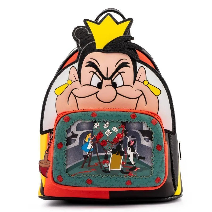 LOUWDBK2068 Alice in Wonderland - Queen of Hearts Mini Backpack - Loungefly - Titan Pop Culture