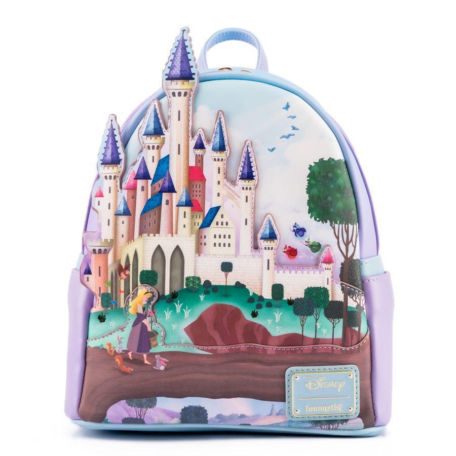 LOUWDBK2069 Sleeping Beauty - Castle Mini Backpack - Loungefly - Titan Pop Culture