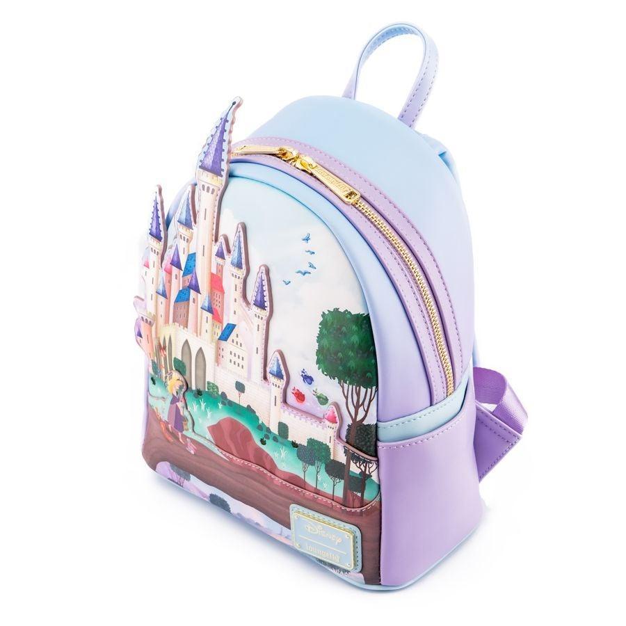 LOUWDBK2069 Sleeping Beauty - Castle Mini Backpack - Loungefly - Titan Pop Culture