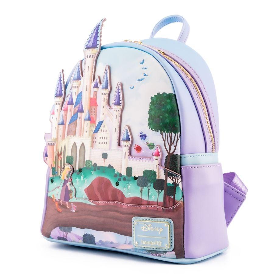 LOUWDBK2069 Sleeping Beauty - Castle Mini Backpack - Loungefly - Titan Pop Culture