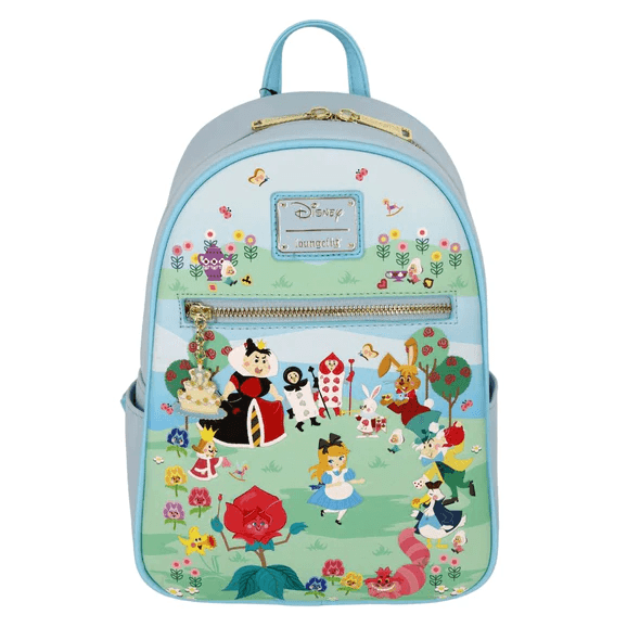 LOUWDBK2178 Alice in Wonderland (1951) - Chibi Characters US Exclusive Mini Backpack - Loungefly - Titan Pop Culture