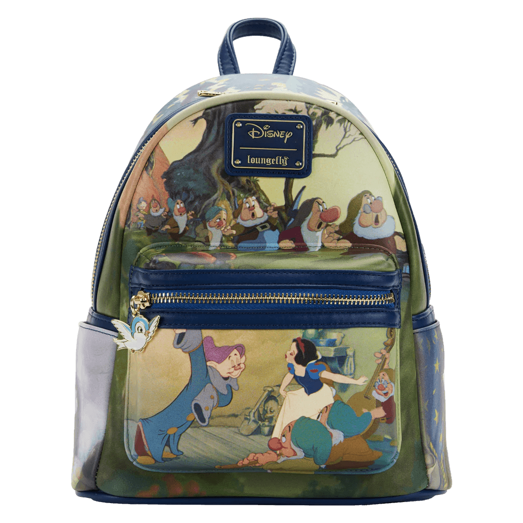 LOUWDBK2228 Snow White and the Seven Dwarfs - Scenes Mini Backpack - Loungefly - Titan Pop Culture