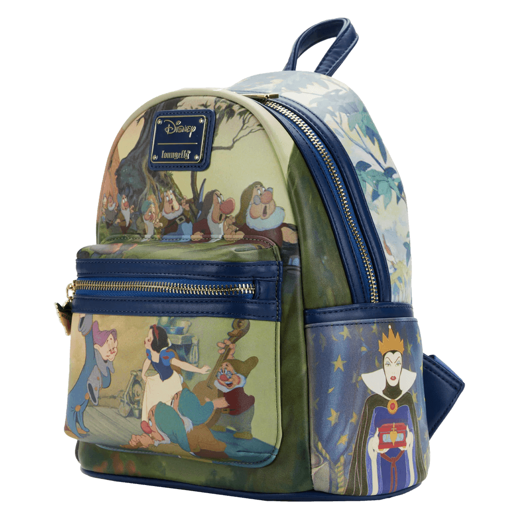 LOUWDBK2228 Snow White and the Seven Dwarfs - Scenes Mini Backpack - Loungefly - Titan Pop Culture