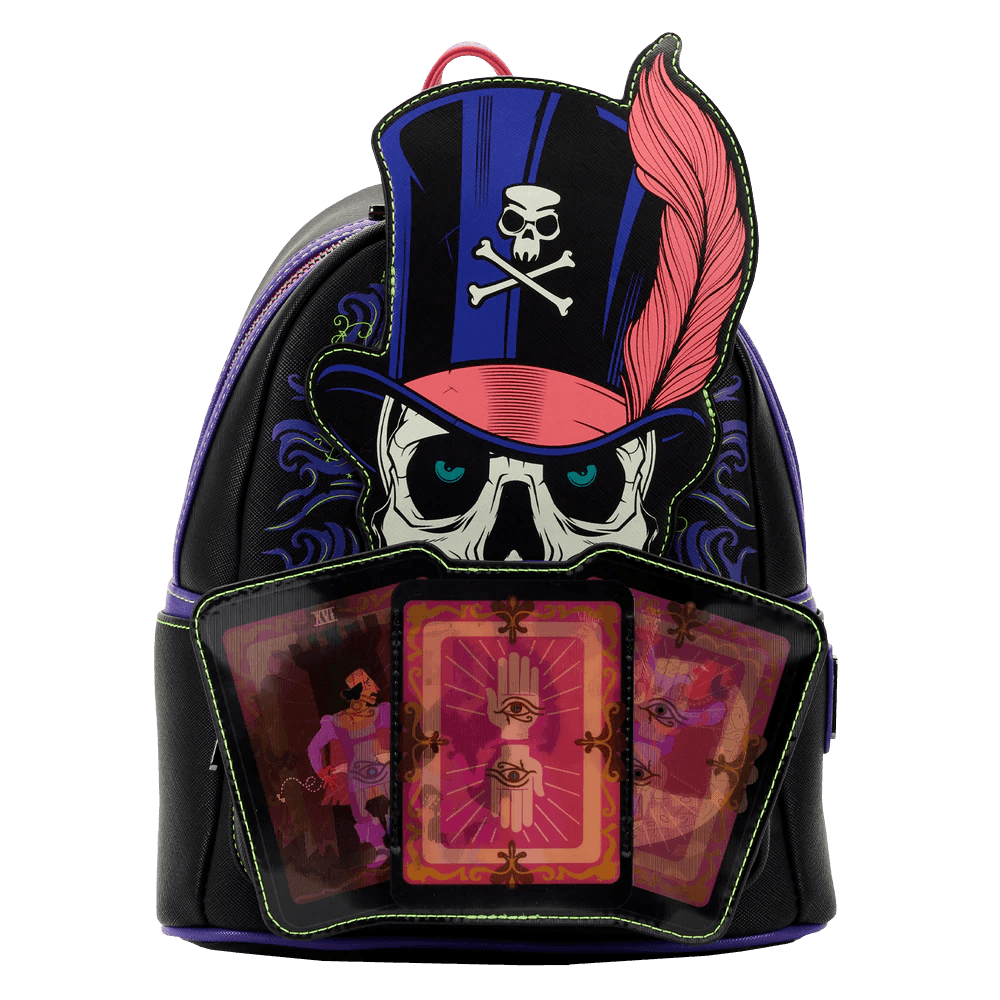 LOUWDBK2231 Princess and the Frog - Facilier Glow Lenticular Mini Backpack - Loungefly - Titan Pop Culture